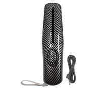 Déchiqueteuse électrique Portable de 4mm, capacité de 2 Feuilles, Couleur en Fiber de Carbone, Petit alimenté par USB pour Une Utilisation en extérieur