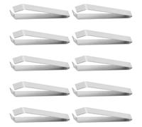 DECHOUS 10 Pièces Pince à Arêtes de Poisson Outil Multifonction en Acier Inoxydable Robuste, pour Préparation Alimentaire Compact Enlever Poils de Poulet et Canard