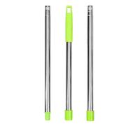 DECHOUS 1ensemble Set de Sections Manche de Balai et Moppe Acier Inoxydable Poignée Remplacement Compatible avec Balai Serpillière et Vadrouille de Nettoyage et Pratique Vert