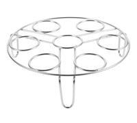 DECHOUS 1pièce Support de Cuisson Vapeur Inox Multi-fonction pour Œufs et Plats Résistant Chaleur Design Rond Haute Qualité Accessoire Cuisine Pratique Plusieurs styles
