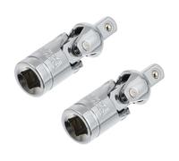 DECHOUS 2 Pièces Douille à Joint Rotatif 1/4, Acier Chrome-vanadium | Haute Dureté, Forte Résistance, Anticorrosion, Se Connecte aux Clés à Cliquet Manuelles, pour Boulons à Oreille et Écrous