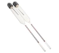 DECHOUS 2 Pièces Hydromètre Scientifique pour Lait de Vache Chèvre Densimètre Précis à Mesure de Densité et Qualité pour Analyses Laitières Laboratoire et Industrie Laitière