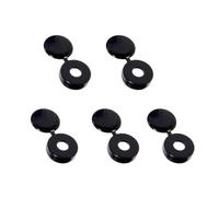 DECHOUS 200 Pièces Lot de Cache-vis Noirs en Plastique pour Vélo et Voiture Forte Étanchéité, Protection L'eau pour Vis de Mountain Bike et Autres Applications