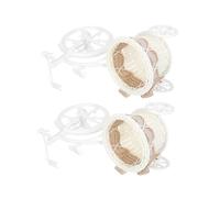 DECHOUS 2pièces Panier à Fleurs Multifonctionnel Style Champêtre Panier Tressé Pour Compositions Botaniques Porte-fleurs Pour Décoration Intérieure