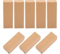 DECHOUS Boîte à Rouge à Lèvres 50 Pièces Papier Kraft 3,1X3,1X9 CM pour Emballage Parfum et Coffret Présent Soin Beauté