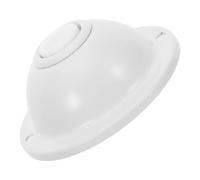 DECHOUS Bouton de Sonnette Mural Rond en Fer Connexion Filaire Stable et Installation Facile, Interrupteur Décoratif pour Porte de Maison ou Garage Blanc