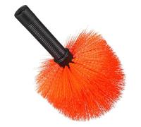 DECHOUS Brosse Toile Araignée Extensible Orange en Plastique, Tête Flexible | Nettoyage Extérieur, Angle Adaptable, Capture Poussière et Débris, pour Plafonds, Luminaires et Façades