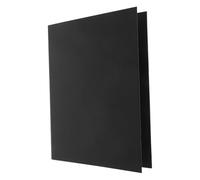 DECHOUS Classeur à Anneaux Papier Kraft Noir Couverture Rigide Rechargeable Protège-carnet Professionnel pour Mobiles Organiseur de Documents Robuste
