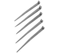 DECHOUS Clous de Menuiserie en Fer Argentés 5pcs pour Construction de Bateau en Bois et Assemblage Extérieur, Miniatures et Polyvalents pour Structure en Bois