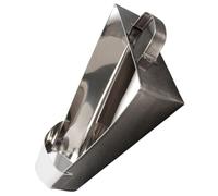 DECHOUS Cuillère en Acier Inoxydable pour Frites et Poulet Frit, Pelle d'emballage Alimentaire Coins Lisses, Forme Large à Ouverture Étroite, Usage Professionnel en Magasin