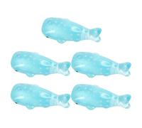 DECHOUS Décoration Intérieure Figurines Miniatures de Requins et Poissons en Résine, Lot de 5 pour Aménagement Paysager et Décoration de Gâteaux