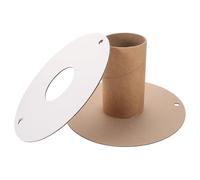 DECHOUS Enrouleur de Câble Compact Design Simple en Papier Marron Mini Enrouleur Portable pour Gestion Facile des Cordons Électriques et Rangement