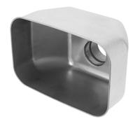 DECHOUS Entonnoir pour Gouttière en Acier Inoxydable 304, 9,7 CM | Toits et Drainage, Installation Facile, Design Simple et Élégant, Argenté, Usage Polyvalent