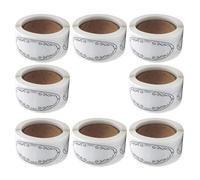 DECHOUS Étiquettes Ovales Autocollantes 1200pcs, Papier Blanc, Effaçables, Pour Aliments Congelés et Confitures en Cuisine et Restaurant