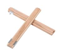 DECHOUS Glissières de Tiroir en Bois et Métal 2pcs à Montage Central pour Meubles Traditionnels Coulissage Fluide et Design Polyvalent, Adaptées aux Armoires et Bureaux
