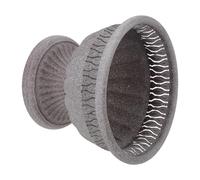 DECHOUS Jardinière en Fer Style Ferme Vintage avec Large Ouverture et Structure Stable, Urne Décorative Rétro pour Succulentes en Extérieur sur Piédestal