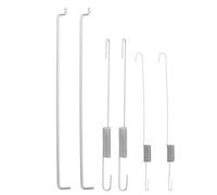 DECHOUS Kit de 2 Ressorts de Rappel pour Moteur Essence et Groupe Électrogène, Tige de Commande en Fer Argenté, de Bruit et Installation Facile