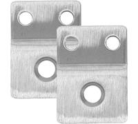 DECHOUS Kit de Renforcement de Porte D'entrée 2pcs en Acier Inoxydable Argenté Plaques de Remplissage 5,5 Têtes Fraisées M5 pour Serrure Stable et Pratique