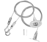 DECHOUS Kit Suspendre 2 Pièces pour Tableaux en Acier Inoxydable Argenté Installation Pratique et Polyvalente pour Maison et Bibliothèque