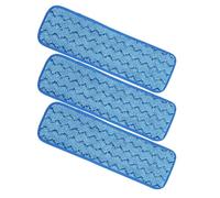 DECHOUS Lingette de Rechange pour Balai Serpillère en Tissu Lavable | Réutilisable, Forte Absorption D’eau, Housse Remplaçable, Bleu, pour Nettoyage du Sol et Entretien