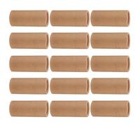 DECHOUS Lot de 15 Boîtes Cylindriques en Papier Kraft avec Couvercle pour Rangement D'huiles Essentielles 30ml, Emballage Pratique et Surface Laminée, pour Petits Objets
