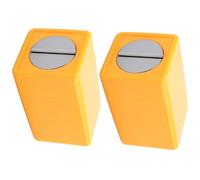 DECHOUS Lot de 2 Petites Boîtes de Rangement pour Lames Cassées en Plastique Compact Conteneur Sécurisé pour Lames Usagées pour Maison et Atelier Collecte Sûre des Déchets Tranchants