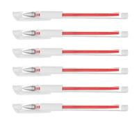 DECHOUS Lot de 6 Marqueurs de Tatouage pour Peau Rouge, Stylo Marqueur Précis et Sûr en Plastique, pour Performances Scéniques et Mariages