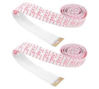 DECHOUS Mètre ruban en braille en plastique souple, pack de 2 pour aveugles, outil d’aide tactile pour mesures et utilisation en couture ou géométrie