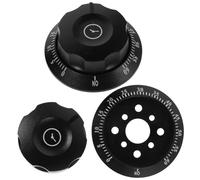 DECHOUS Minuteur Mécanique Cuisine 2pcs Cadran Gradué et Bouton Rotatif pour Stérilisateur et Cuiseur Vapeur, Alarme Sonore pour Cuisson la Maison