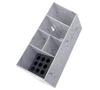 DECHOUS Organisateur de Peignes et Ciseaux de Coiffure Portable en Abs Compartiments Multiples, Léger et Résistant, pour Salon de Coiffure Professionnel