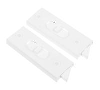 DECHOUS Paquet de 1 Paire de Loquets en Plastique Blanc pour Fenêtres, Contrôle Précis et Polyvalent, Pièces de Verrouillage à Bascule à Ressort Maison Professionnels
