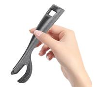 DECHOUS Pince en Fonte pour Barbecue Bords Lisses et Ronds, Accessoire Pratique pour Assiettes de Grillade, Outil Résistant Noir Cuisine et Four