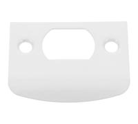 DECHOUS Plaque de Gâche Métallique Améliore la Guidage du Pêne en Acier Inoxydable Blanc pour Verrou de Sécurité pour Mécanismes de Serrure de Porte
