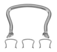 DECHOUS Poignée Double Oreille 4pcs Latérale en Acier Inoxydable Anti-brûlure, Détachable et Facile à Installer Accessoire de la Cuisine pour Autocuiseur et Wok
