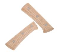 DECHOUS Poignées de Couteau Bois Massif Remplacement avec Pré-percé Manche Ergonomique Antidérapant pour Couteau de Cuisine Cleaver et Boucher Poignées Réparations