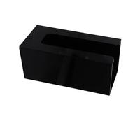DECHOUS Porte-tasse à Café en Acrylique Noir, Compartiment Unique | Organiseur pour Couvercles et Gobelets en Papier, Design Créatif, pour Graduation et Événements Spéciaux