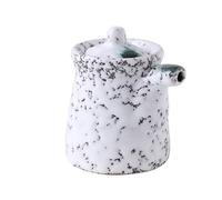 DECHOUS Pot à Condiments en Céramique 160ml pour Huile et Olive | Couvercle Créatif, Usage Restaurant et Buffet, Protège Poussière, Garde L’huile Propre