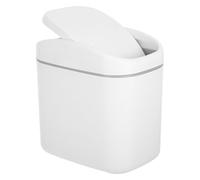 DECHOUS Poubelle De Bureau Petite Avec Couvercle Oscillant En PP, Idéale Pour Usage Domestique Et Professionnel