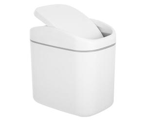 DECHOUS Poubelle De Bureau Petite Avec Couvercle Oscillant En PP, Idéale Pour Usage Domestique Et Professionnel