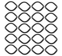 DECHOUS Rondelle Ondulée 16mm Diamètre Intérieur 0,3mm 300 Pièces en Acier Manganèse Noir Adaptée aux Réparations de Précision et Usages Multiples
