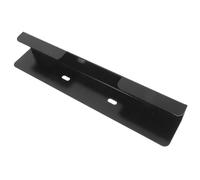 DECHOUS Support de Poubelle en Acier Noir pour Bac Roulant Extérieur | Montage sans Outil, Fixation Murale Clôture, Limite les Renversements, pour Gestionnaires