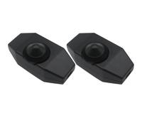 DECHOUS Variateur Rotatif pour Lumières LED Interrupteur Dimmable Intégré, Design Chic en Abs Noir, 2 Pièces pour Lecture et Visionnage, Alimentation 220v