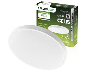 Deckenleuchte LED Runde Pendelleuchte 36W 4000K CELIS IP44 Weiß Ring ALS LUMILED