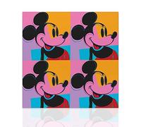 Declea Home Decor Décoration murale - Tableau Pop Art Mickey Mouse - Tableau Pop Art Mickey Mouse - Prêt à accrocher