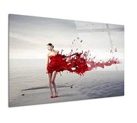 DECLINA - Tableau Mural Éclat de Robe - Décoration Murale Design Intérieur Moderne - Impression Hd sur Verre Acrylique - Fabrication Française