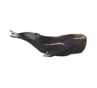 Deco 79 Sculpture, résine, Noir, 35,6 x 12,7 x 10,2 cm