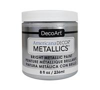 Deco Art Americana Décor métallique Pot de Peinture, Acrylique, Argent Sterling, 7 x 7 x 8 cm