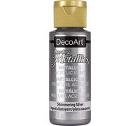 Deco Art Americana Peinture Acrylique métallisée Argenté Scintillant 59 ML