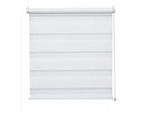 Deco Company Gardinia Clipser, Opaque, Kit de Montage Inclus, Store plissé à 2 Rails EASYFIX, Taupe, 90 x 220 cm, Polyester