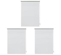 Deco Company Store Enrouleur avec Revêtement Thermique au Verso à Coller ou à Clipser, Haute Réflexion de la Lumière, Économie d'énergie, Opaque, Kit de Montage Inclus, Blanc, 60 x 150 cm (LxH)